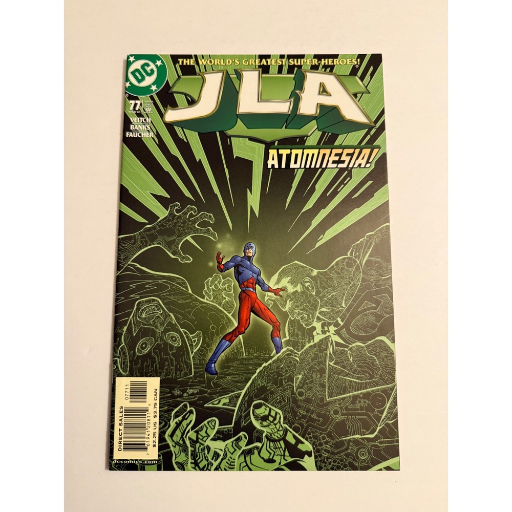 JLA Comic Book 77 Atomnesia Featuring The Atom‎ DC Comics